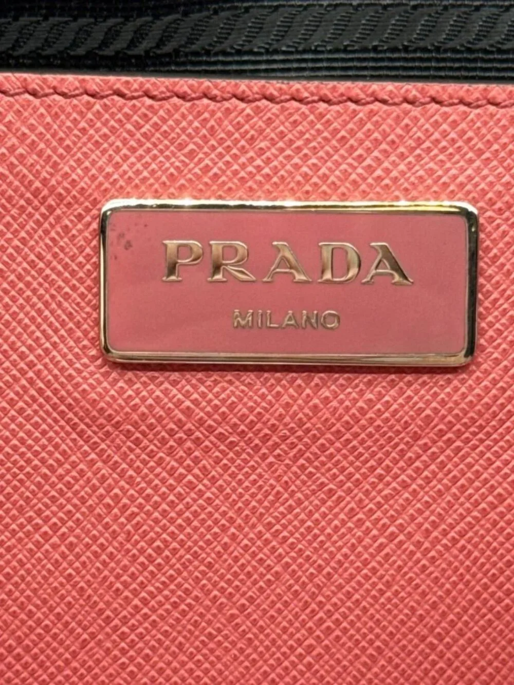 Prada  Soft Saffiano Leather Tote Bag Pink